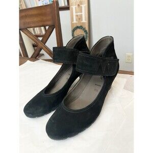 Gabor Shoes Womens Black UK Size 5.5 (EU 38) Mary Jane Chunky Heel Pump $250